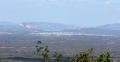 Vista da cidade de Currais Novos a partir de Lagoa Nova, distante 27 km.
