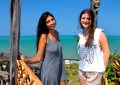 As turistas Maia e Lara, de Buenos Aires, estão hospedadas no hotel Privilege, na praia da Cacimbinhas, entre Tibau do Sul e a praia de Pipa.