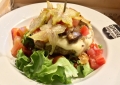 Hambúrguer Petrópolis, o vegetariano, que vem sem pão e com 